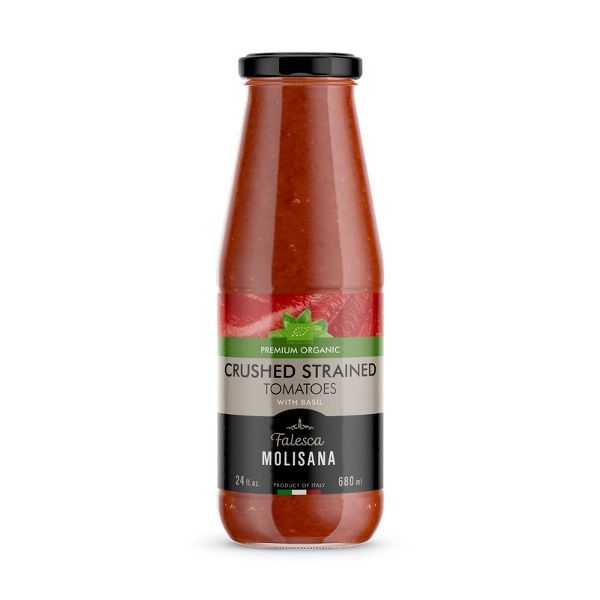 Falesca Molisana Crushed Strained Tomatoes w Basil 680gr
