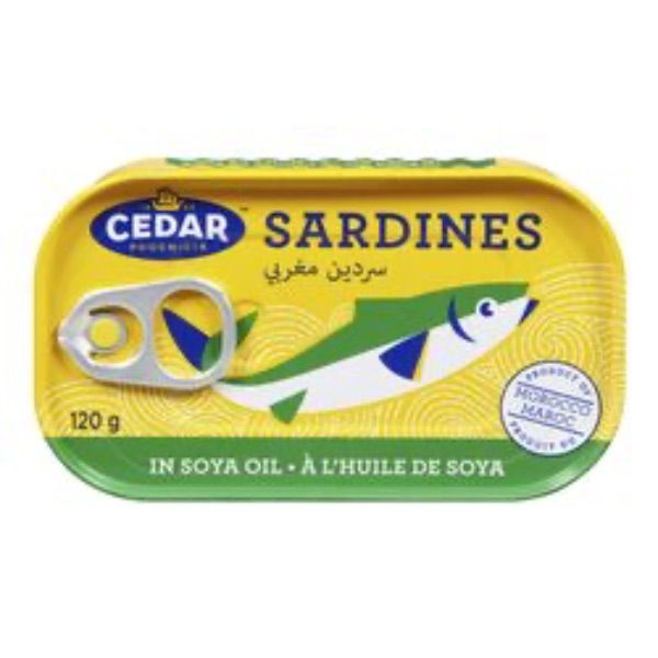 Cedar Sardines in Soya Oil 120gr