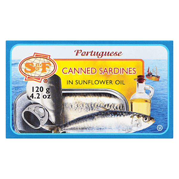 Portuguese Canned Sardines In Sunflower Oil