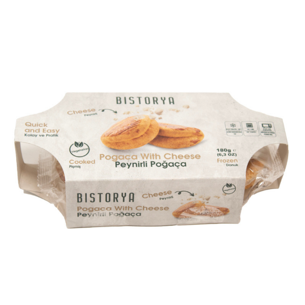 Pogaca w/Cheese 2pcs (Cooked Frozen)