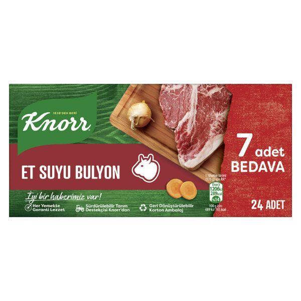 Knorr Beef Bouillion 240gr (24 piece)