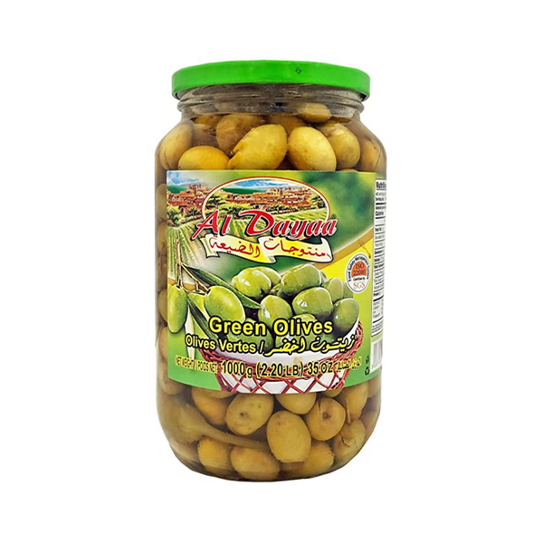 Al Dayaa Green Olives 1lt