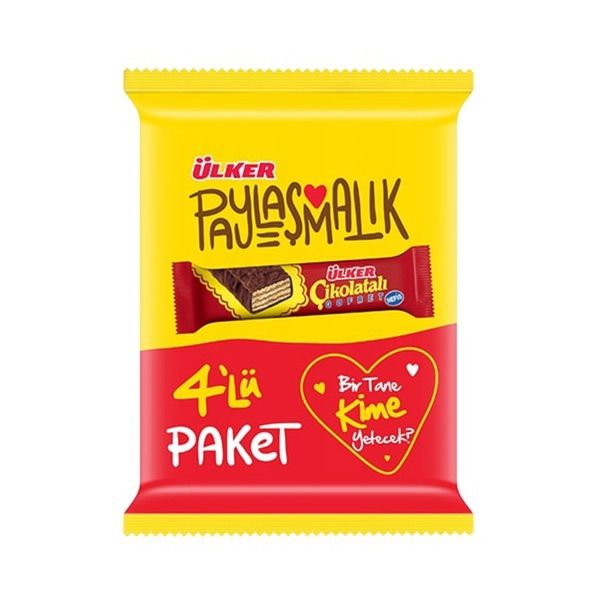 Ulker Chocolate Wafer 4Pack
