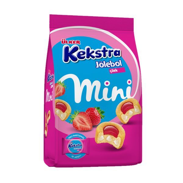Ulker Kekstra Mini Strawberry 150gr
