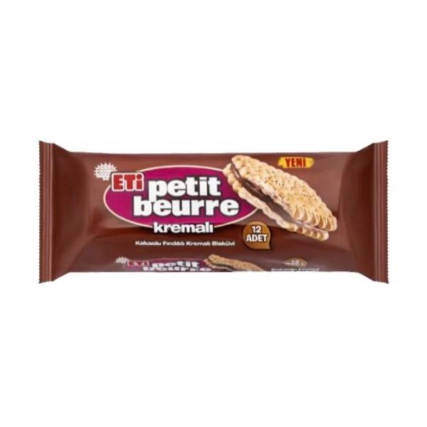 Eti Petit Beurre Cocoa Hazelnut Cream Biscuit 270gr