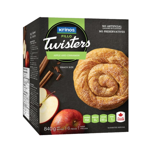 Krinos Fillo Twisters Apple and Cinnomon 840gr