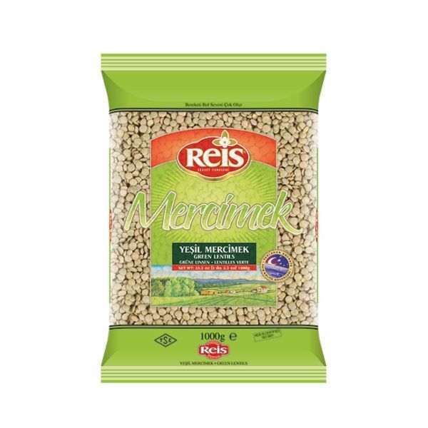 Reis Green Lentils 1Kg