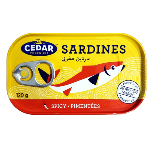 Cedar Sardines in Spicy 120gr