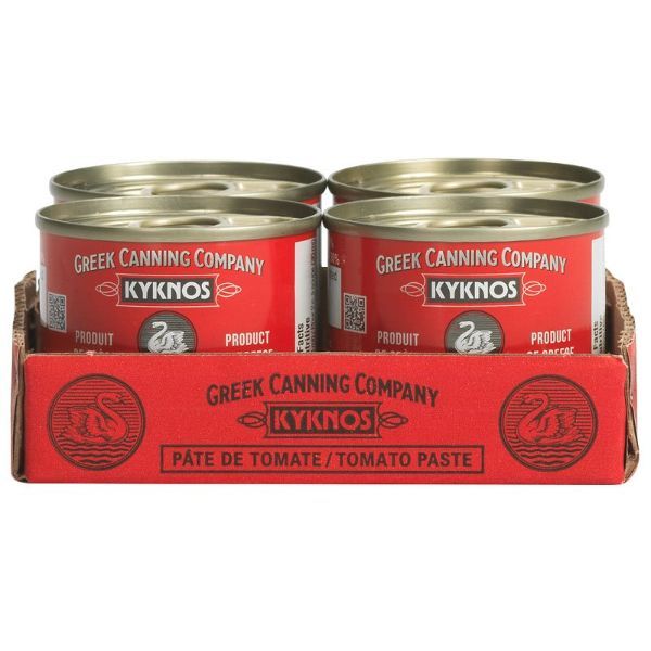 Kyknos Tomato Paste  4 x 62ml 