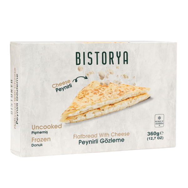 Gozleme w/Cheese 3pcs (Uncooked Frozen)