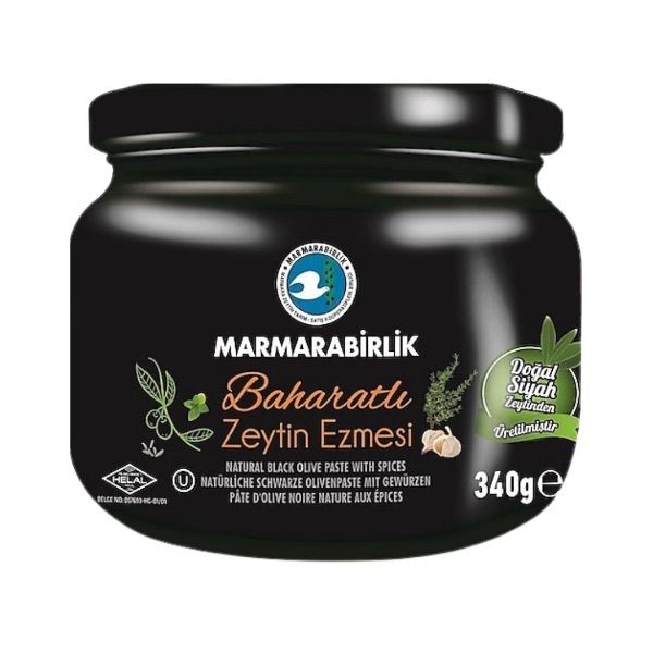 Marmarabirlik Black Olive Spread with Spices 340gr