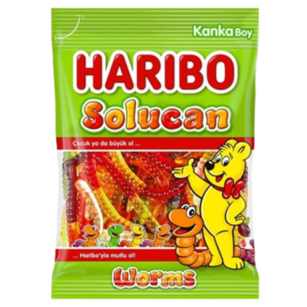 Haribo Worms Candy 80gr