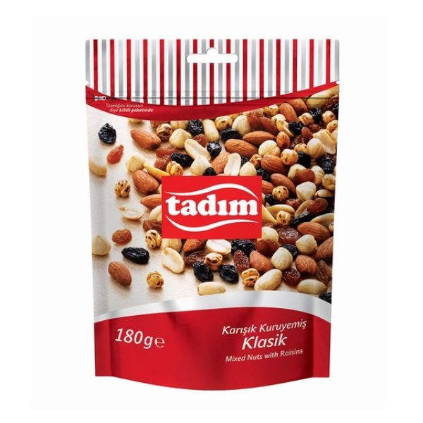 Tadım  Mixed Nuts w/Raisins Classic 180gr