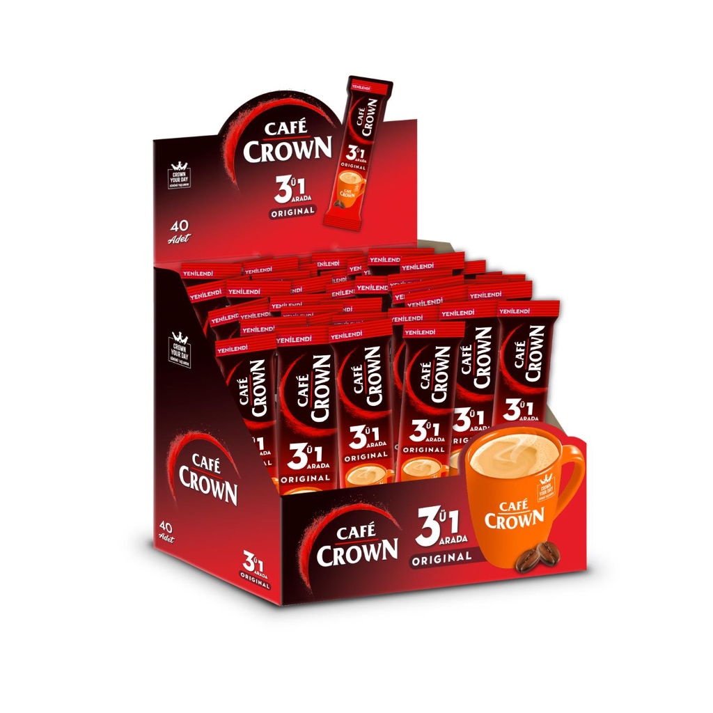 Cafe Crown 3 in 1, 40 pack