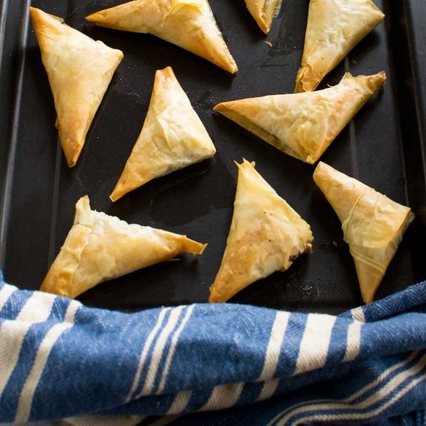 Triangle Mushroom Pie (Homemade)