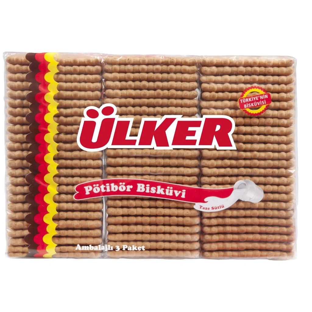 Ulker Potibor Biscuit 3 Packs, 450gr