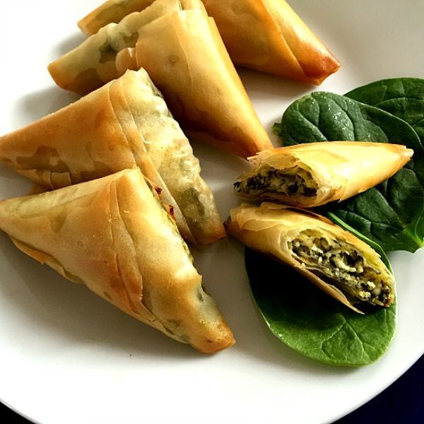 Tiropita  Spinach and Cheese (Homemade)