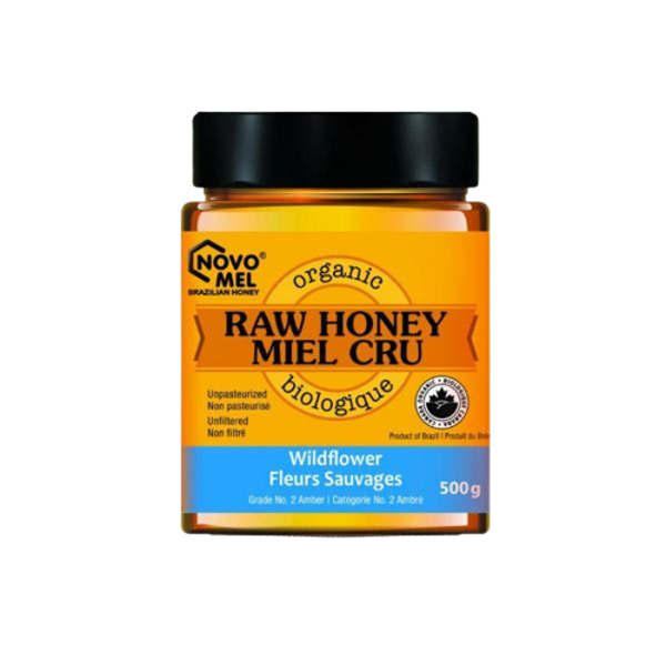 Novomel Organic Raw Honey Wild Flower 500gr