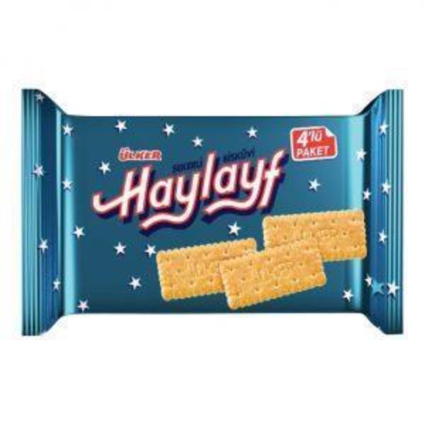Ulker Haylayf Sugar Sprinkled Biscuits 4-Pack 256gr
