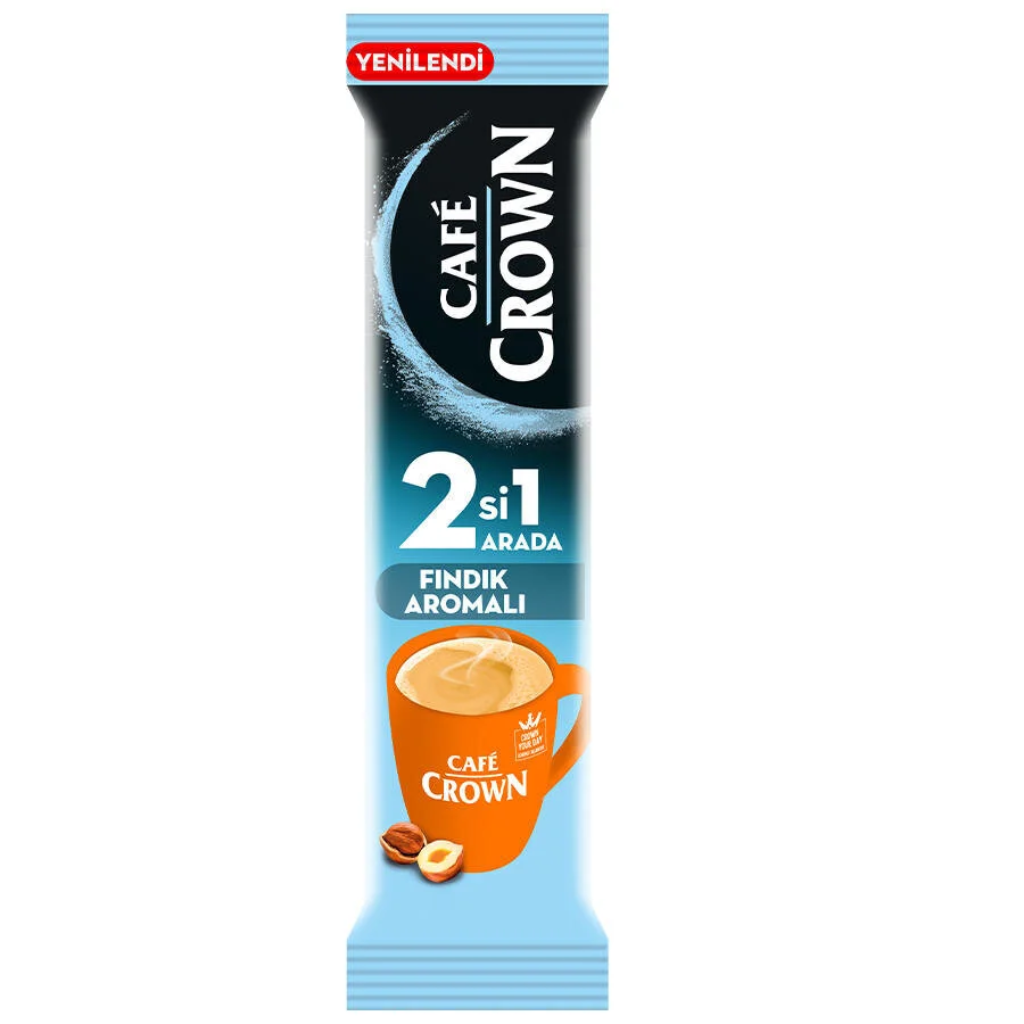 Cafe Crown 2 in 1 Hazelnut, 75g