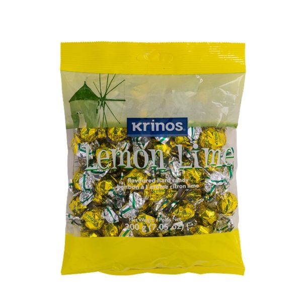 Krinos Bonbon Lemon Falouvered Hard Candy 200gr